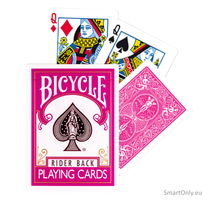 Bicycle Fuchsia Rider Back kortos