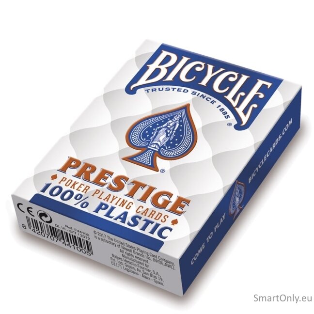 Bicycle Prestige Jumbo pokerio kortos (Mėlynos) Bicycle Prestige Jumbo pokerio kortos (Mėlynos)