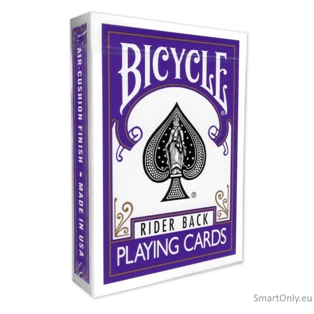 Bicycle Rider Back kortos (Violetinės) 4