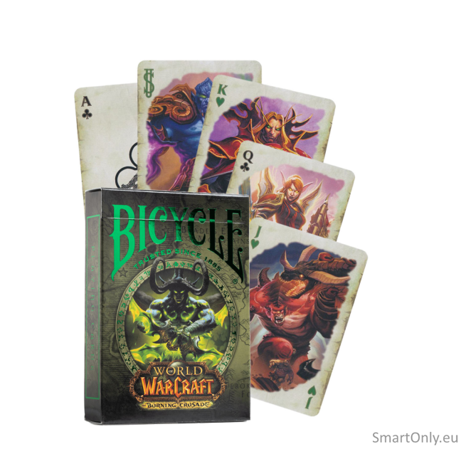 Bicycle World of Warcraft Burning Crusade žaidimo kortos Bicycle World of Warcraft Burning Crusade žaidimo kortos