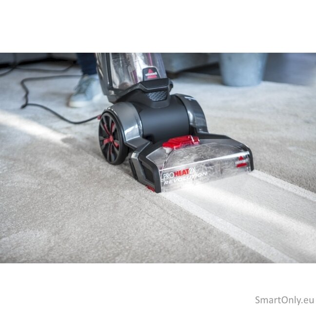 Bissell Carpet Cleaner ProHeat 2x Revolution Corded operating, Handstick, Washing function, 800 W, Red/Titanium, Warranty 24 month(s) 5