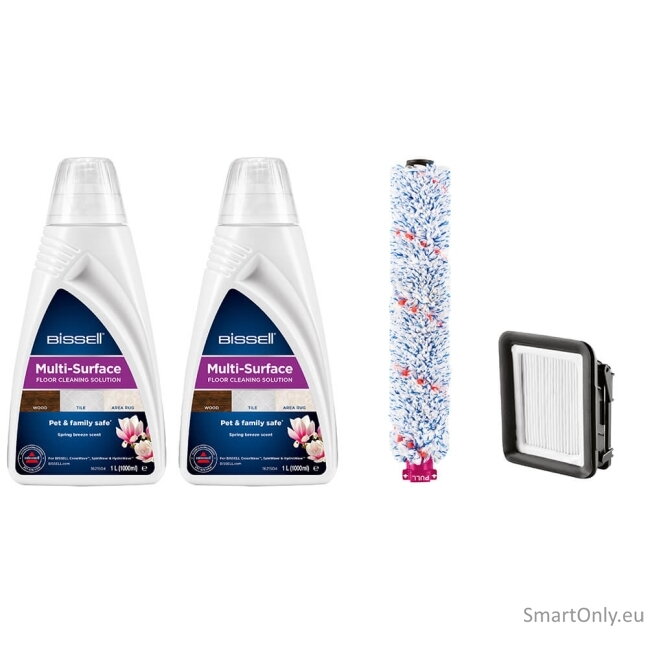 Bissell Cleaning Pack MultiSurface (2xDetergents+Brushroll+Filter)