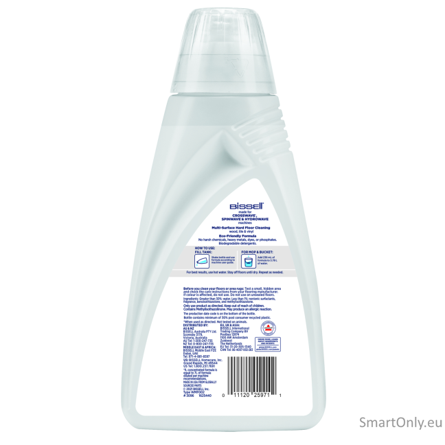 Bissell Natural Multi-Surface Floor Cleaning Solution for Bissell 1000ml 1 Bissell Natural Multi-Surface Floor Cleaning Solution for Bissell 1000ml 1