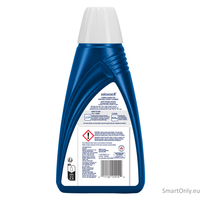 Bissell Spot and Stain Pet Pro Oxy Carpet Cleaning Solution, 1L 1 Bissell Spot and Stain Pet Pro Oxy Carpet Cleaning Solution, 1L 1