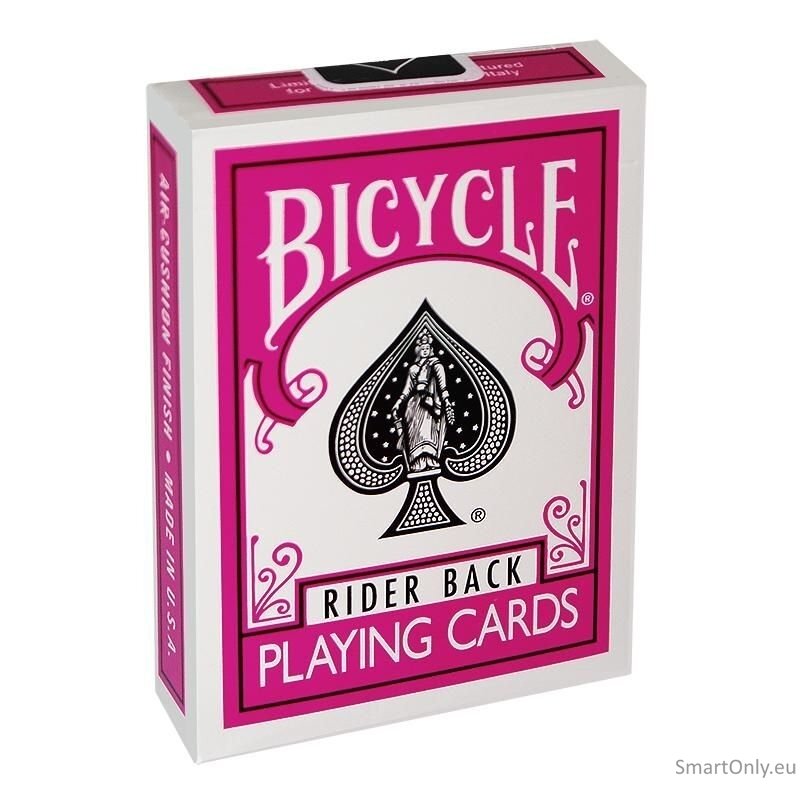 Bicycle Fuchsia Rider Back kortos 3