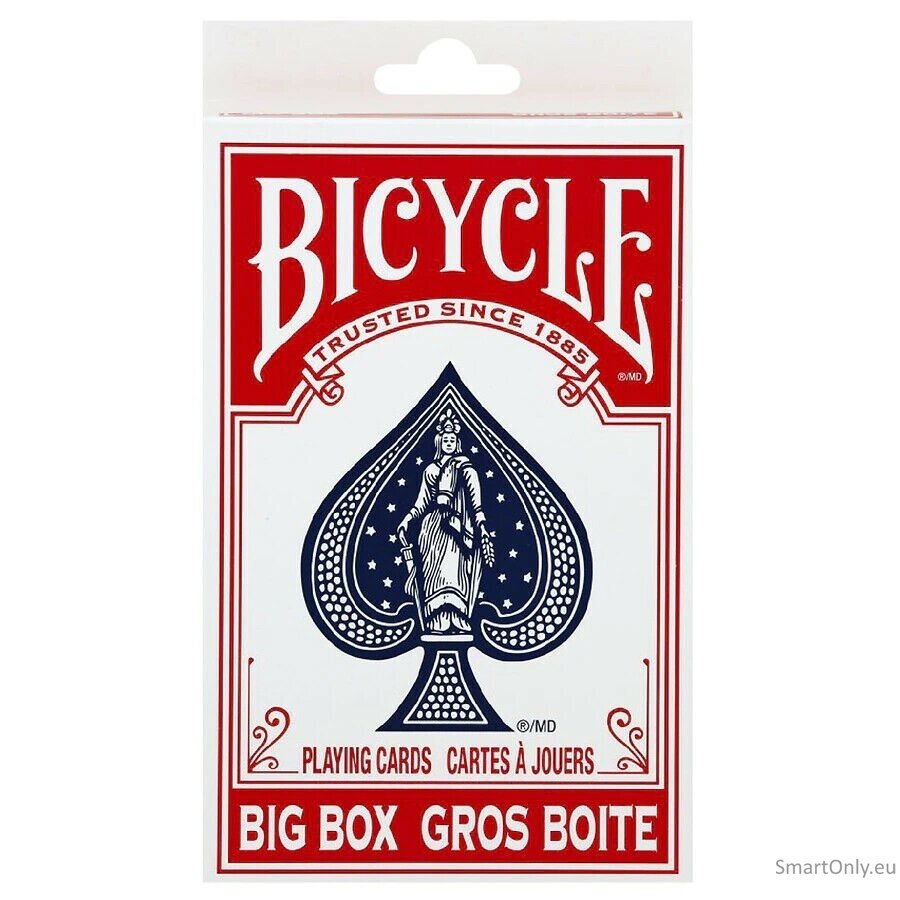 Bicycle Big Box kortos raudonos 2 Bicycle Big Box kortos raudonos 2