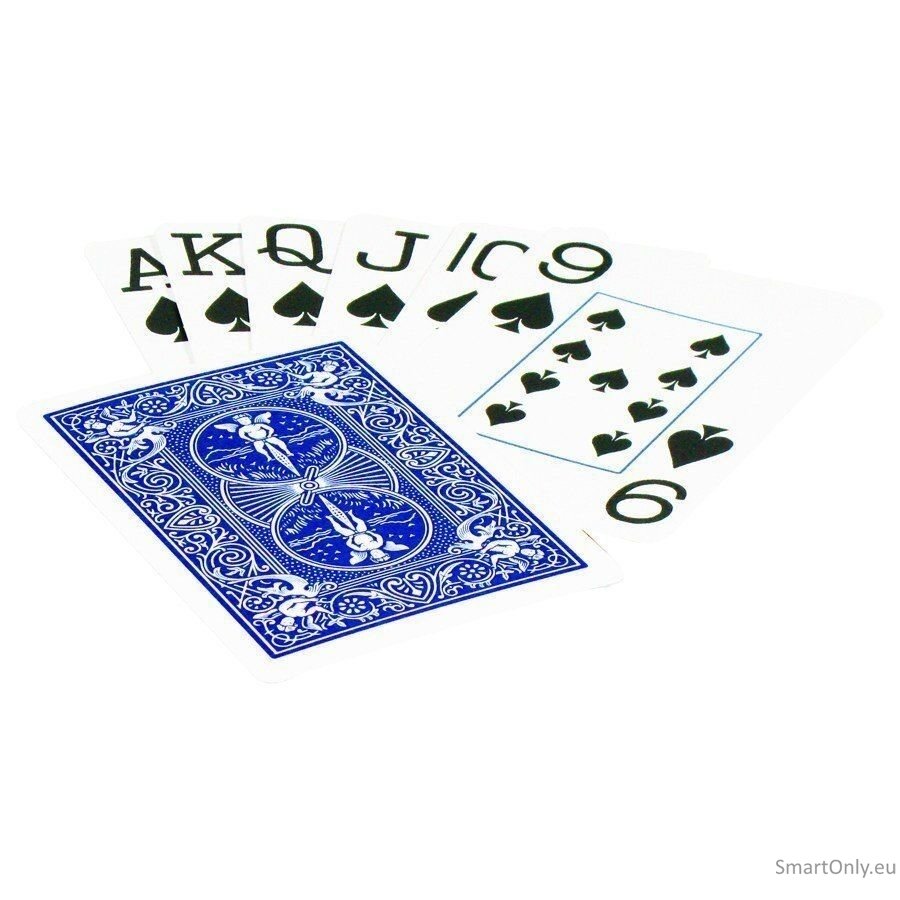 Bicycle Prestige Jumbo pokerio kortos (Mėlynos) 2