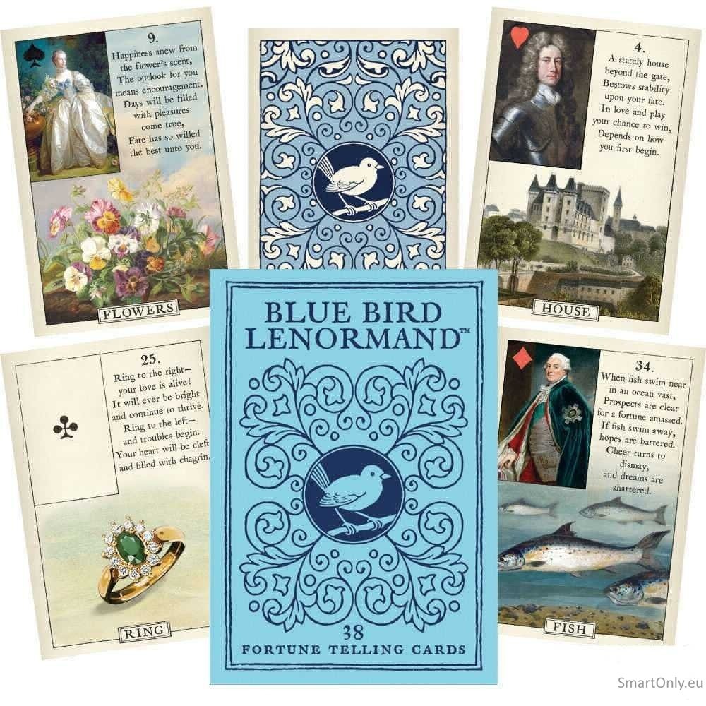 Blue Bird Lenormand kortos US Games Systems Blue Bird Lenormand kortos US Games Systems