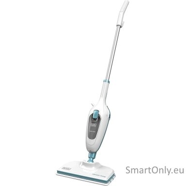 BLACK & DECKER Steam mop | FSM13E1-QS | Power 1300 W | Water tank capacity 0.38 L | White