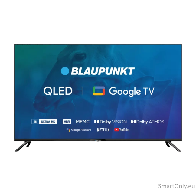 Blaupunkt 50QBG6000S 50” (126cm) QLED 4K Ultra HD Google TV, Dolby Vision, Dolby Atmos | Blaupunkt