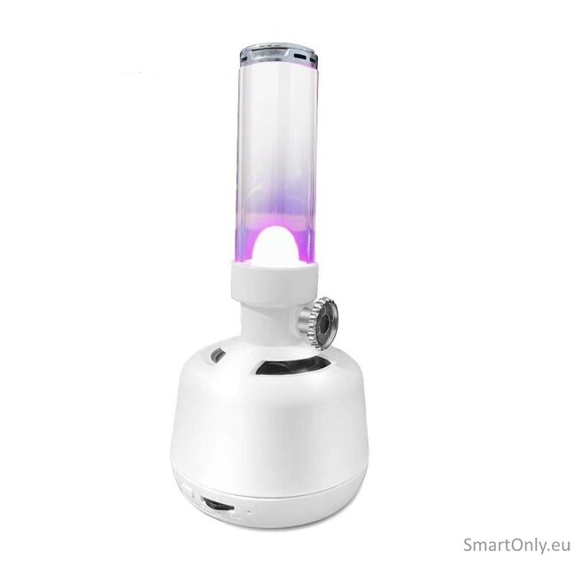 BLUEDIO FS wireless speaker with LED light White BLUEDIO FS wireless speaker with LED light White