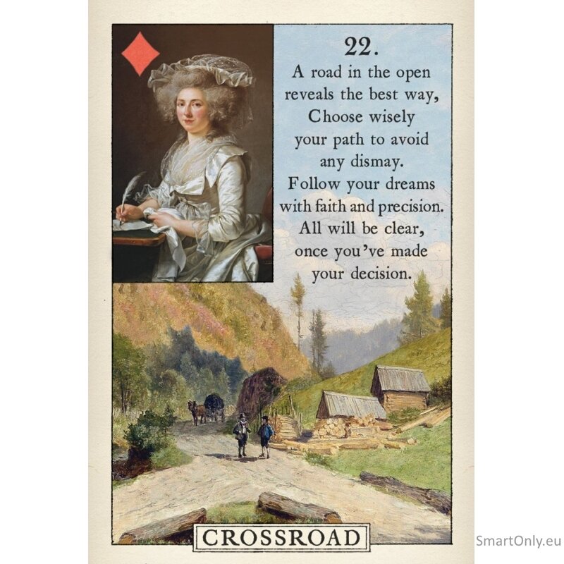 Blue Bird Lenormand kortos US Games Systems 5