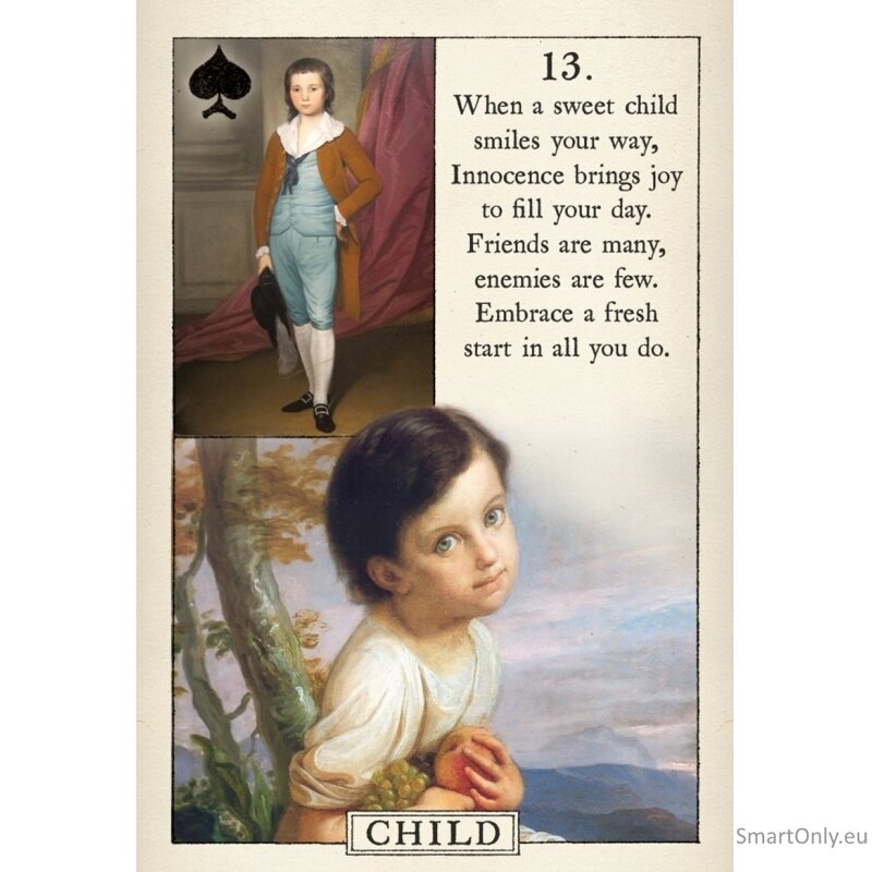 Blue Bird Lenormand kortos US Games Systems 7