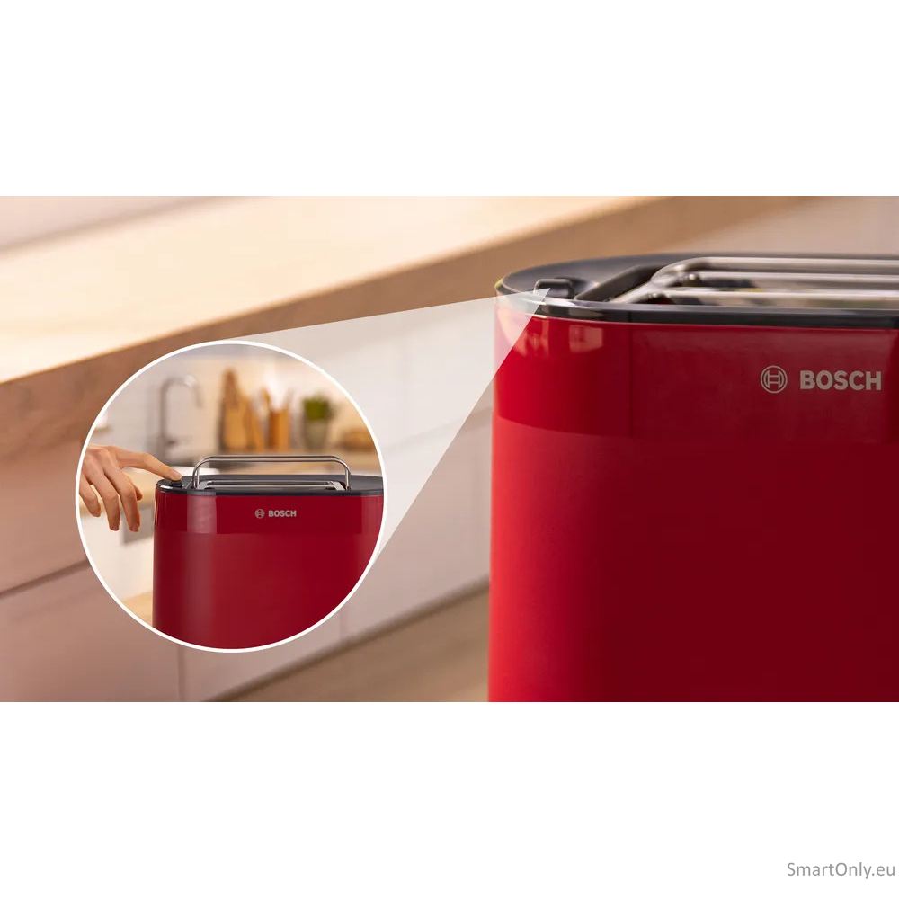 Bosch Compact Toaster | TAT2M124 MyMoment | Power 950 W | Number of slots 2 | Housing material Plastic | Red 5