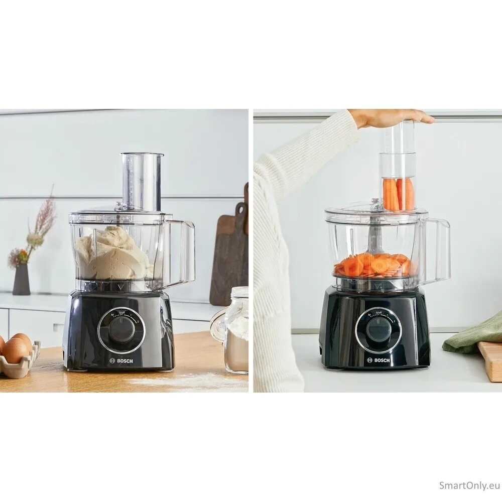 Bosch | Food Processor MultiTalent 3 Plus | MCM3PM386 | 900 W | Number of speeds 2 | Bowl capacity 2.3 L | Black/Stainless steel 2 Bosch | Food Processor MultiTalent 3 Plus | MCM3PM386 | 900 W | Number of speeds 2 | Bowl capacity 2.3 L | Black/Stainless steel 2