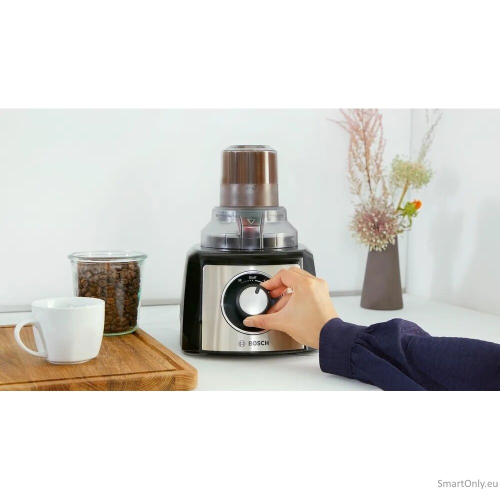 Bosch | Food Processor MultiTalent 3 Plus | MCM3PM386 | 900 W | Number of speeds 2 | Bowl capacity 2.3 L | Black/Stainless steel 3 Bosch | Food Processor MultiTalent 3 Plus | MCM3PM386 | 900 W | Number of speeds 2 | Bowl capacity 2.3 L | Black/Stainless steel 3