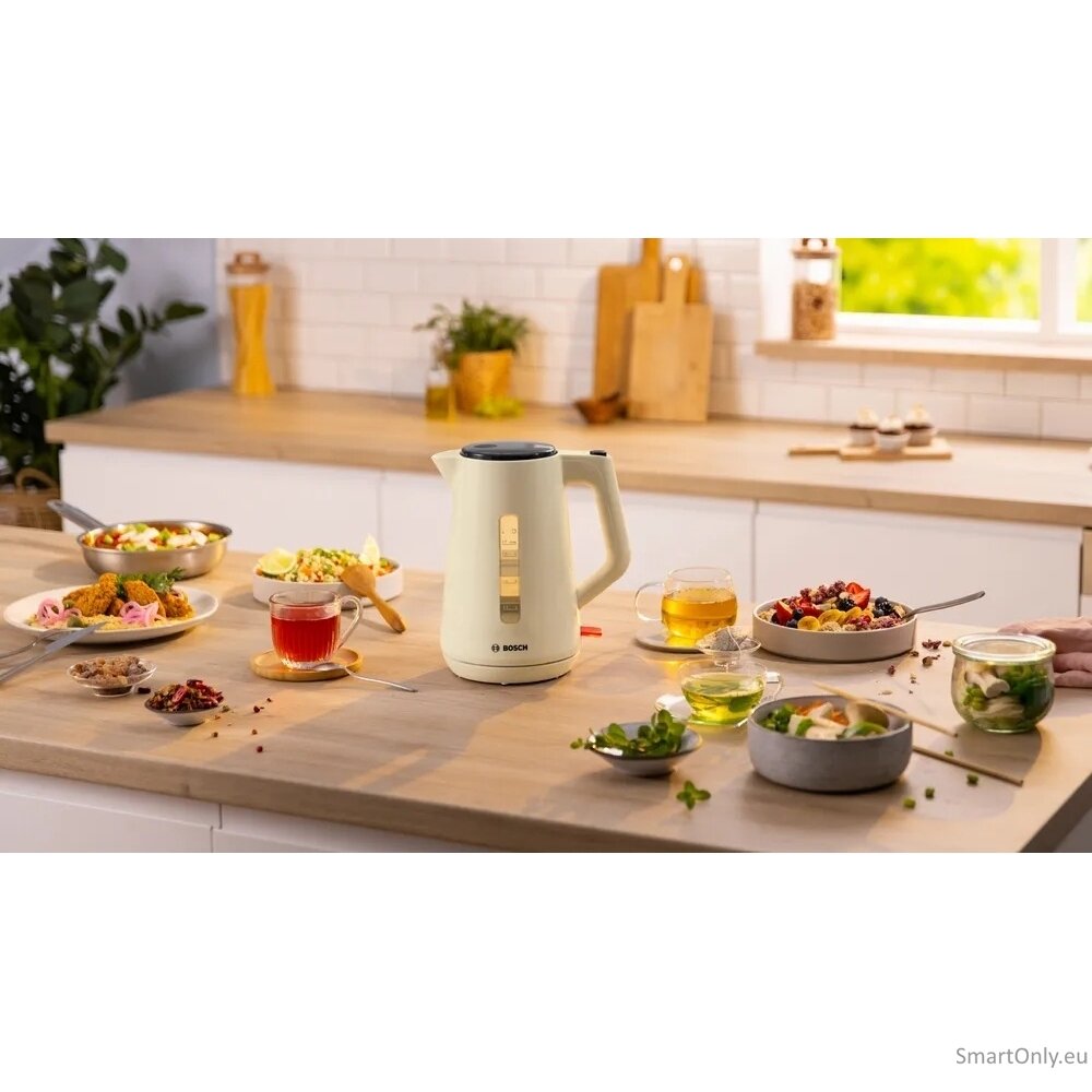 Bosch Kettle | TWK1M127 | Electric | 2400 W | 1.7 L | Plastic | Cream 1
