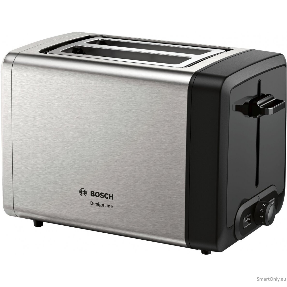 Bosch DesignLine Toaster TAT4P420 Power 970 W Number of slots 2 Housing material Stainless Steel Stainless steel/Black 3 Bosch DesignLine Toaster TAT4P420 Power 970 W Number of slots 2 Housing material Stainless Steel Stainless steel/Black 3