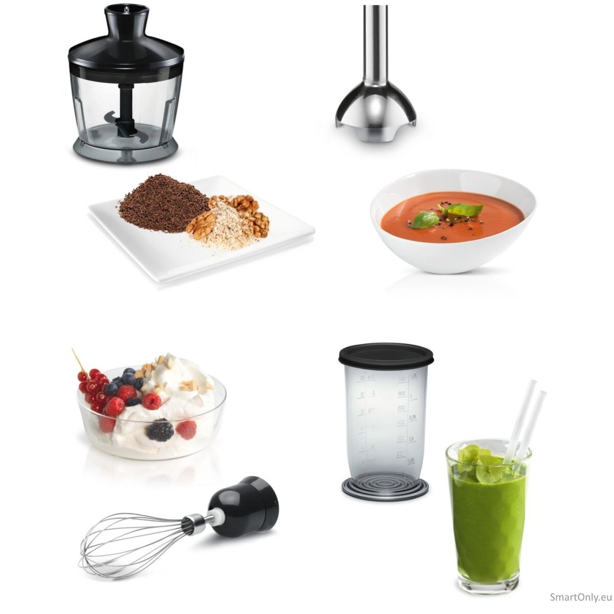 Bosch | Blender | CleverMixx MSM2650B | Hand Blender | 600 W | Number of speeds 12 | Chopper | Black 1 Bosch | Blender | CleverMixx MSM2650B | Hand Blender | 600 W | Number of speeds 12 | Chopper | Black 1