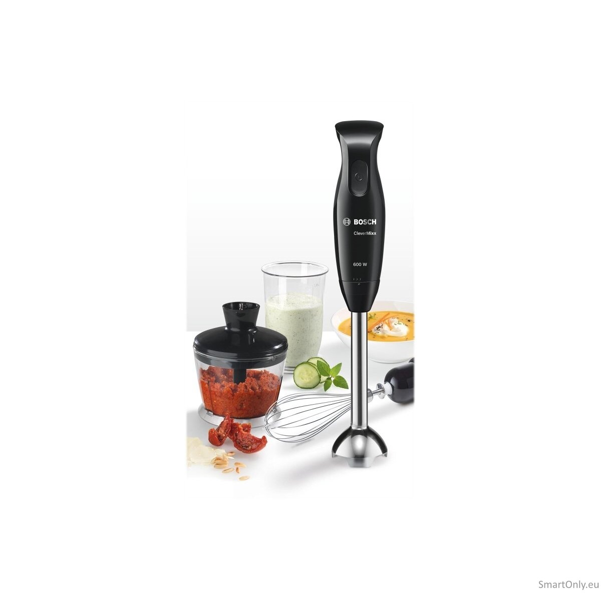 Bosch | Blender | CleverMixx MSM2650B | Hand Blender | 600 W | Number of speeds 12 | Chopper | Black 4 Bosch | Blender | CleverMixx MSM2650B | Hand Blender | 600 W | Number of speeds 12 | Chopper | Black 4