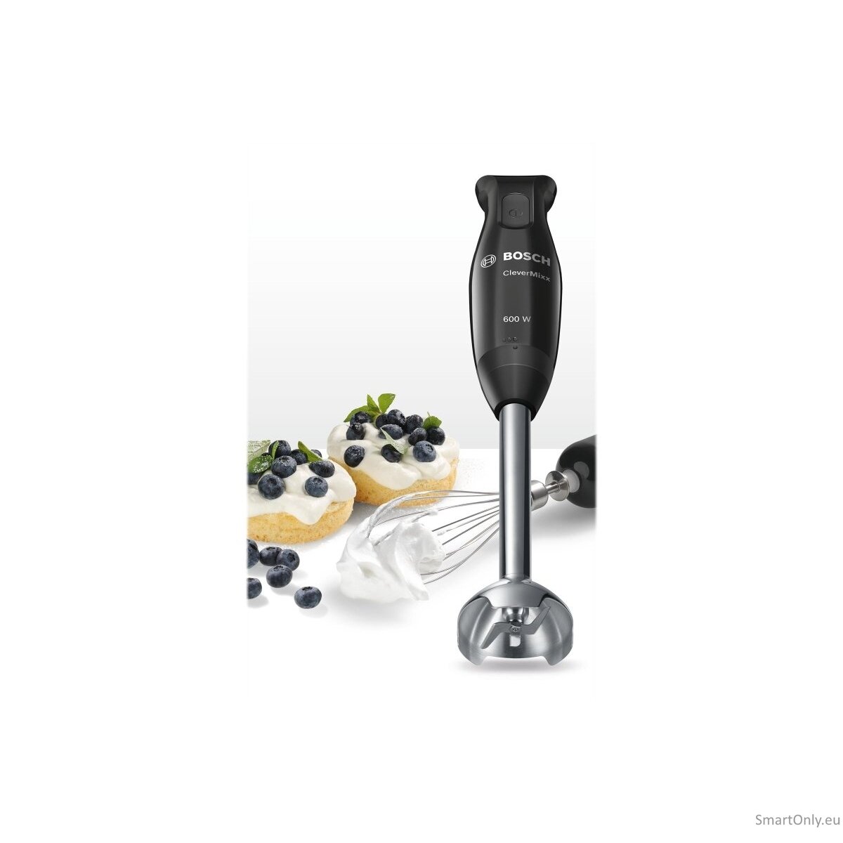 Bosch | Blender | CleverMixx MSM2650B | Hand Blender | 600 W | Number of speeds 12 | Chopper | Black 8