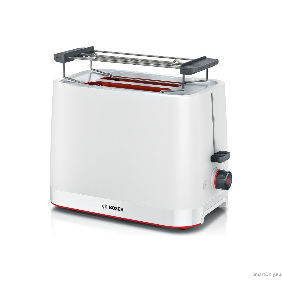 Bosch Compact Toaster | TAT3M121 MyMoment | Number of slots 2 | Housing material Plastic | White 6 Bosch Compact Toaster | TAT3M121 MyMoment | Number of slots 2 | Housing material Plastic | White 6