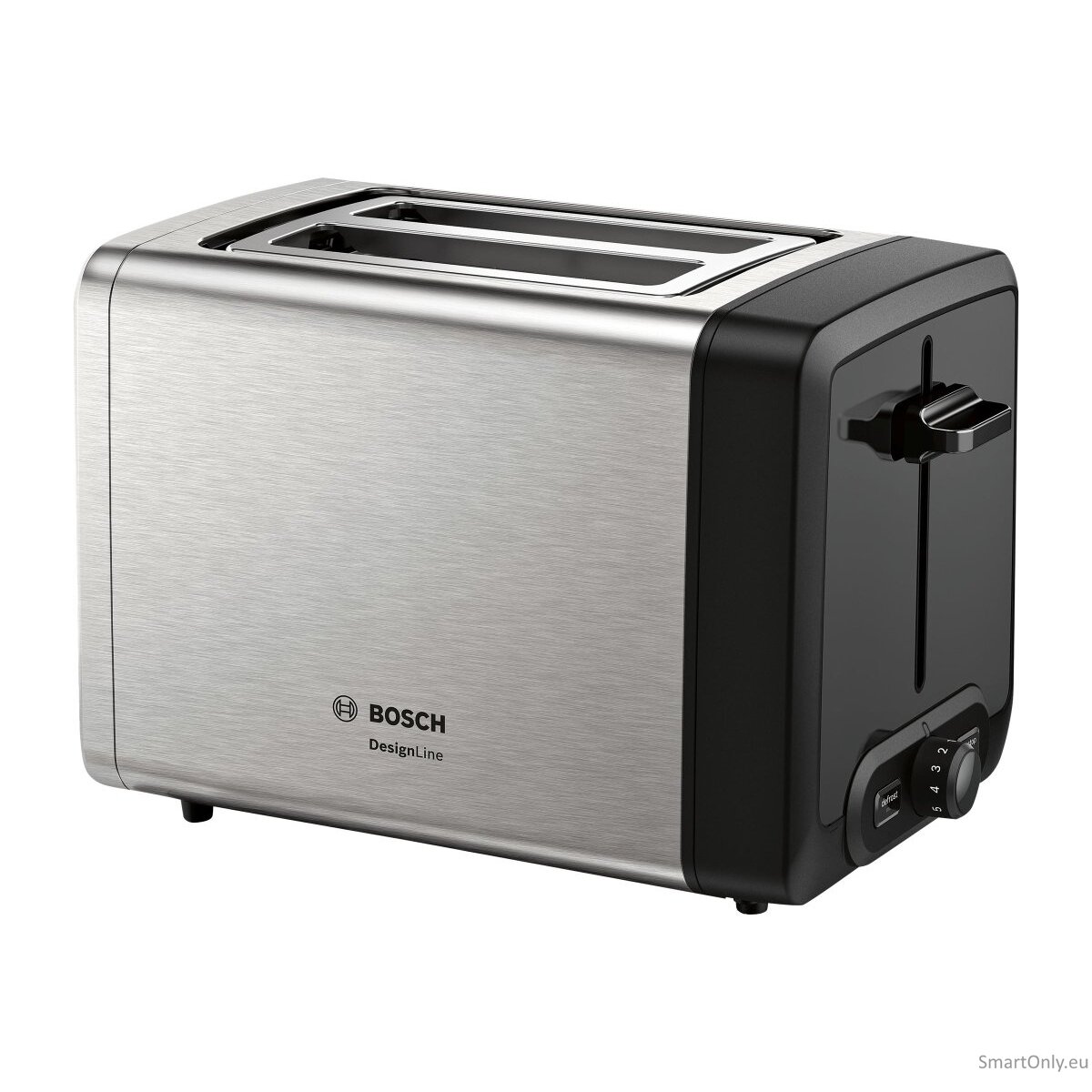 Bosch DesignLine Toaster TAT4P420 Power 970 W Number of slots 2 Housing material Stainless Steel Stainless steel/Black 4 Bosch DesignLine Toaster TAT4P420 Power 970 W Number of slots 2 Housing material Stainless Steel Stainless steel/Black 4