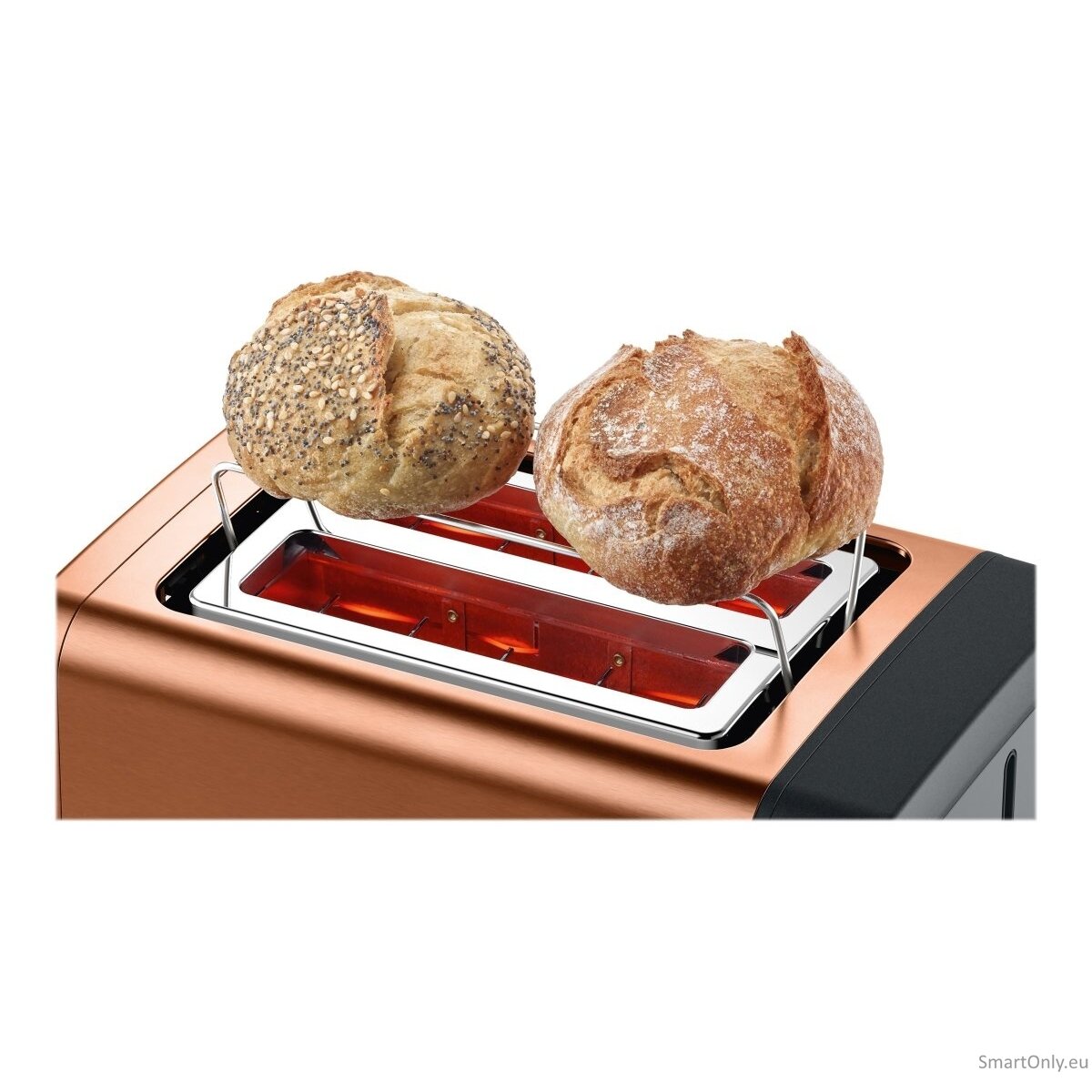 Bosch DesignLine Toaster TAT4P429 Power 970 W Number of slots 2 Housing material Stainless Steel Copper/Black 10 Bosch DesignLine Toaster TAT4P429 Power 970 W Number of slots 2 Housing material Stainless Steel Copper/Black 10