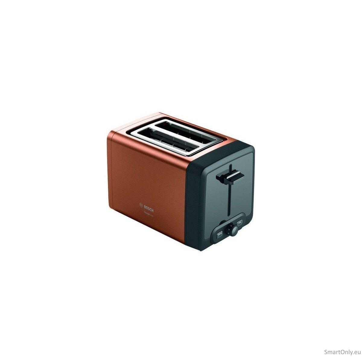 Bosch DesignLine Toaster TAT4P429 Power 970 W Number of slots 2 Housing material Stainless Steel Copper/Black 5 Bosch DesignLine Toaster TAT4P429 Power 970 W Number of slots 2 Housing material Stainless Steel Copper/Black 5