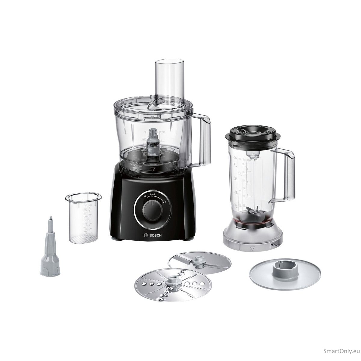 Bosch | Food processor | MCM3201B | 800 W | Number of speeds 2 | Bowl capacity 2,3 L | Ice crushing | Blender | Black 6 Bosch | Food processor | MCM3201B | 800 W | Number of speeds 2 | Bowl capacity 2,3 L | Ice crushing | Blender | Black 6