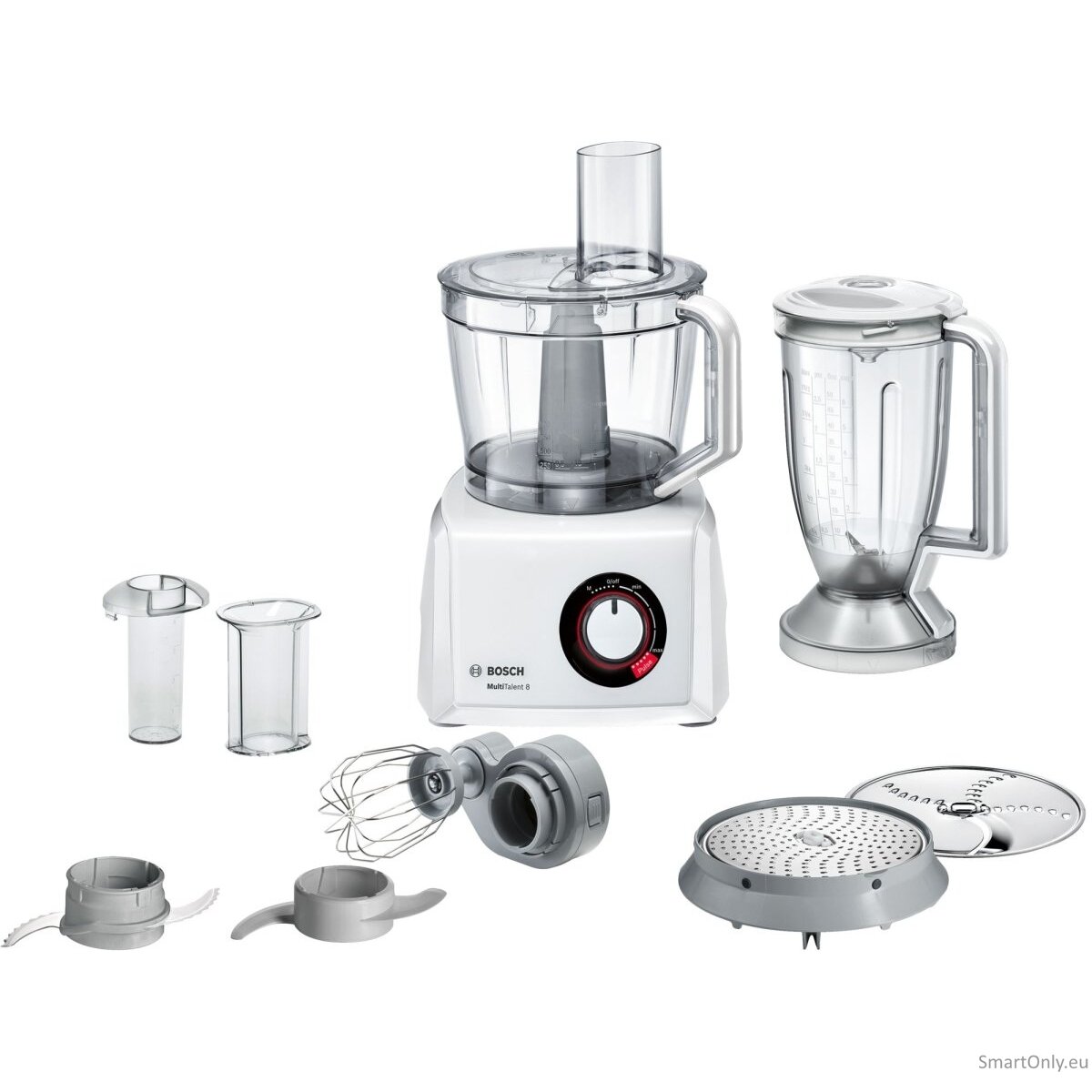 Bosch Food Processor MultiTalent 8 MC812W501 1000 W Number of speeds 2 Bowl capacity 3.9 L Blender White 2 Bosch Food Processor MultiTalent 8 MC812W501 1000 W Number of speeds 2 Bowl capacity 3.9 L Blender White 2