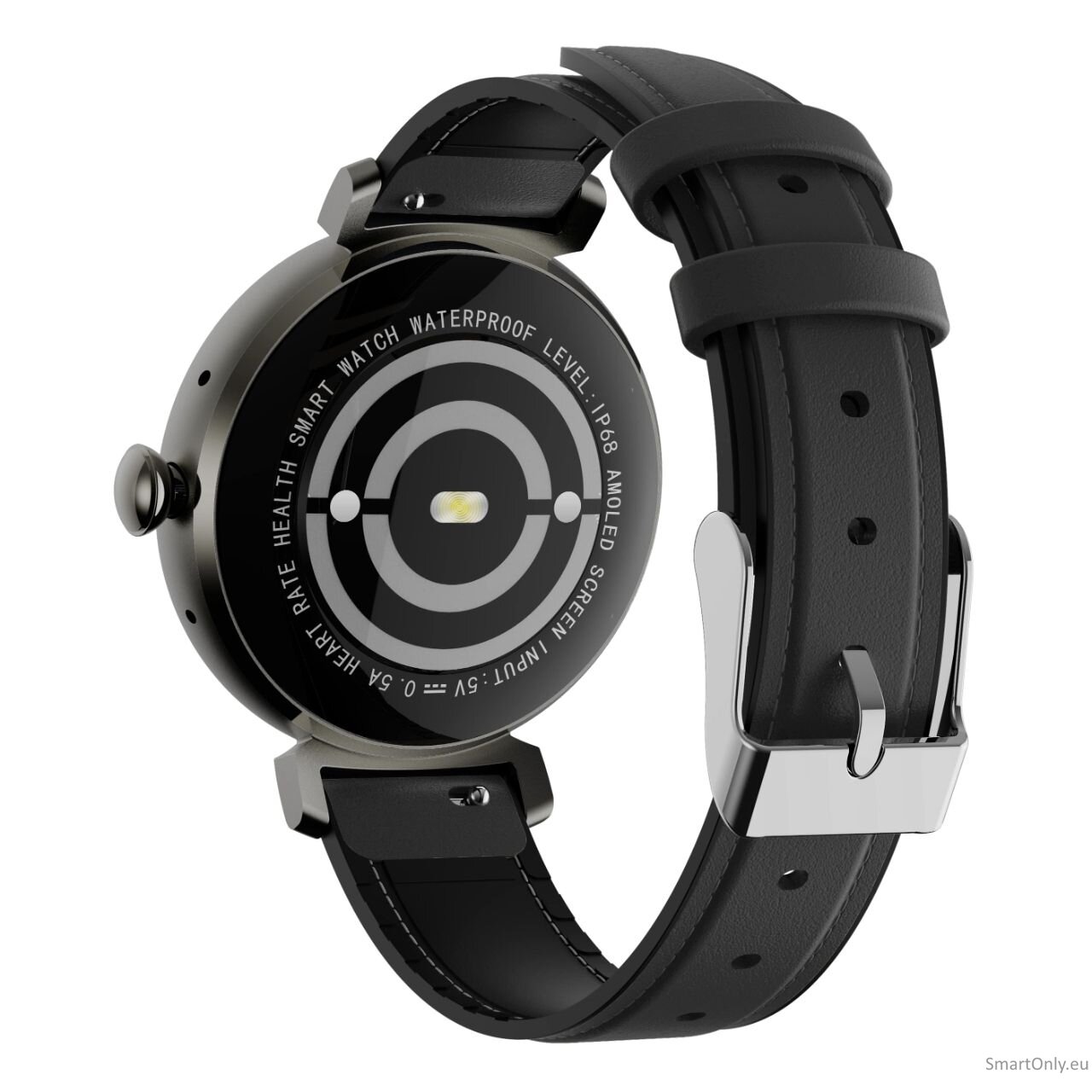 BOZLUN W70 AMOLED Smart Watch Black Leather 3 BOZLUN W70 AMOLED Smart Watch Black Leather 3