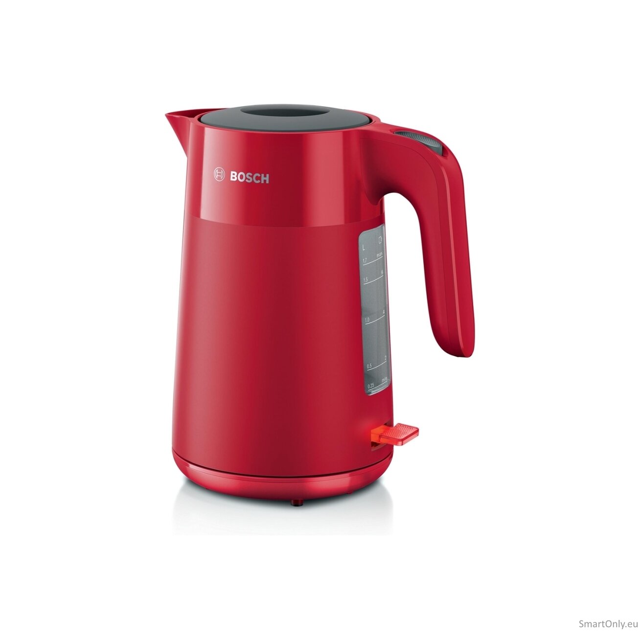 Bosch Kettle | TWK2M164 MyMoment | Electric | 2400 W | 1.7 L | Plastic | 360° rotational base | Red 6 Bosch Kettle | TWK2M164 MyMoment | Electric | 2400 W | 1.7 L | Plastic | 360° rotational base | Red 6