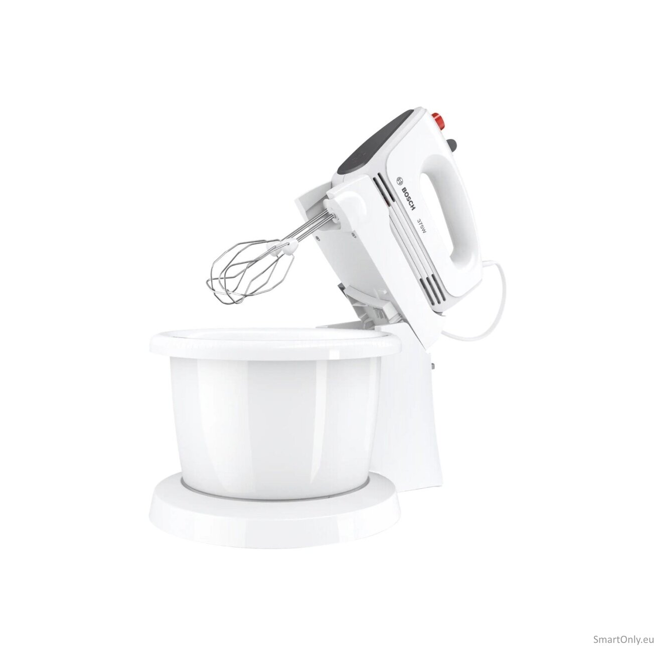 Bosch | Mixer | CleverMixx MFQ2600G | Mixer with bowl | 375 W | Number of speeds 4 | Turbo mode | White 6 Bosch | Mixer | CleverMixx MFQ2600G | Mixer with bowl | 375 W | Number of speeds 4 | Turbo mode | White 6