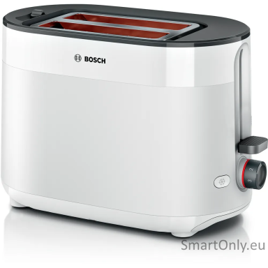 Bosch Compact Toaster | TAT2M121 MyMoment | Power 950 W | Number of slots 2 | Housing material Plastic | White Bosch Compact Toaster | TAT2M121 MyMoment | Power 950 W | Number of slots 2 | Housing material Plastic | White