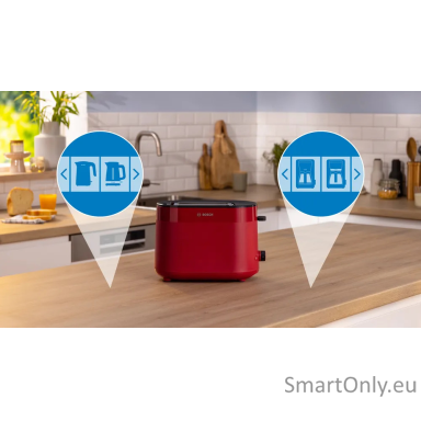 Bosch Compact Toaster | TAT2M124 MyMoment | Power 950 W | Number of slots 2 | Housing material Plastic | Red Bosch Compact Toaster | TAT2M124 MyMoment | Power 950 W | Number of slots 2 | Housing material Plastic | Red