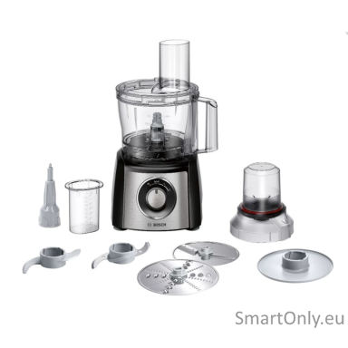 Bosch | Food Processor | MCM3401M | 800 W | Number of speeds 2 | Bowl capacity 2.3 L | Blender | Meat mincer | Black/Stainless steel Bosch | Food Processor | MCM3401M | 800 W | Number of speeds 2 | Bowl capacity 2.3 L | Blender | Meat mincer | Black/Stainless steel