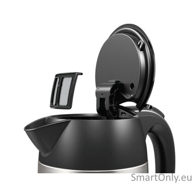 Bosch Kettle DesignLine TWK3P420 Electric 2400 W 1.7 L Stainless steel 360° rotational base Stainless steel/Black Bosch Kettle DesignLine TWK3P420 Electric 2400 W 1.7 L Stainless steel 360° rotational base Stainless steel/Black