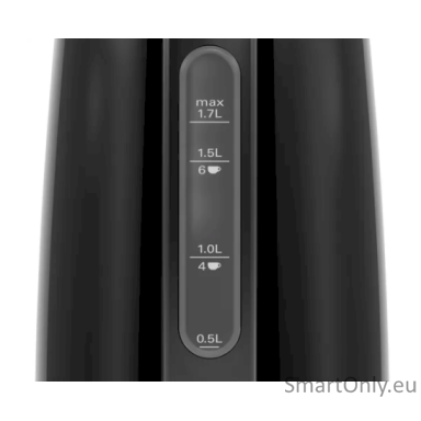 Bosch Kettle DesignLine TWK3P423 Electric 2400 W 1.7 L Stainless steel 360° rotational base Jet black polished Bosch Kettle DesignLine TWK3P423 Electric 2400 W 1.7 L Stainless steel 360° rotational base Jet black polished