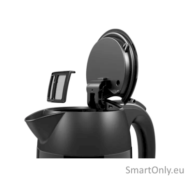 Bosch Kettle DesignLine TWK3P423 Electric 2400 W 1.7 L Stainless steel 360° rotational base Jet black polished Bosch Kettle DesignLine TWK3P423 Electric 2400 W 1.7 L Stainless steel 360° rotational base Jet black polished