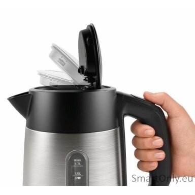 Bosch Kettle DesignLine TWK4P440 Electric 2400 W 1.7 L Stainless steel 360° rotational base Stainless steel/Black Bosch Kettle DesignLine TWK4P440 Electric 2400 W 1.7 L Stainless steel 360° rotational base Stainless steel/Black