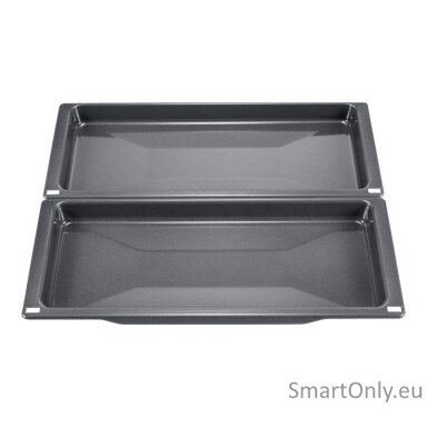Bosch | Universal pan | HEZ530000, 2 half pans | Grey Bosch | Universal pan | HEZ530000, 2 half pans | Grey