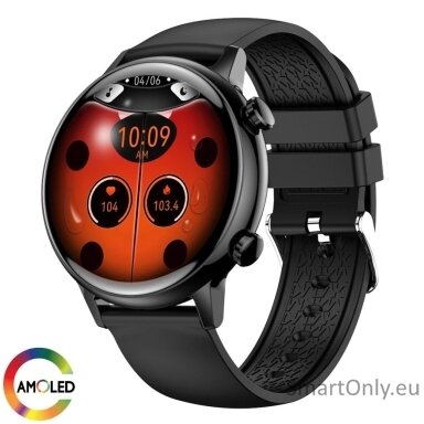 BOZLUN W39 AMOLED išmanusis laikrodis Black BOZLUN W39 AMOLED išmanusis laikrodis Black