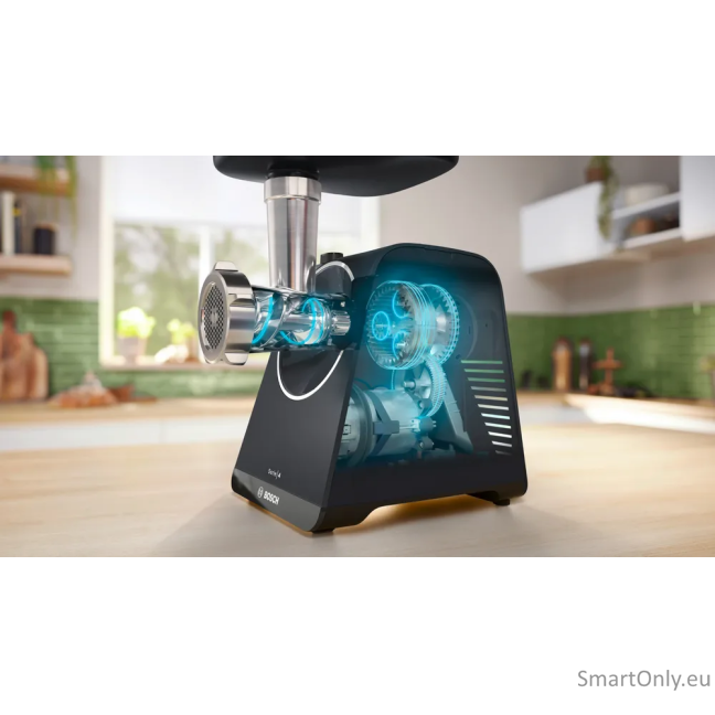 Bosch Food Mincer | MFWS430B | Black | Number of speeds 2 | Throughput (kg/min) 2.5 6 Bosch Food Mincer | MFWS430B | Black | Number of speeds 2 | Throughput (kg/min) 2.5 6