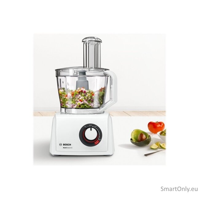 Bosch Food Processor MultiTalent 8 MC812W501 1000 W Number of speeds 2 Bowl capacity 3.9 L Blender White 8