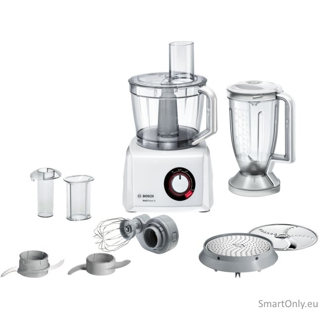Bosch Food Processor MultiTalent 8 MC812W501 1000 W Number of speeds 2 Bowl capacity 3.9 L Blender White 2 Bosch Food Processor MultiTalent 8 MC812W501 1000 W Number of speeds 2 Bowl capacity 3.9 L Blender White 2