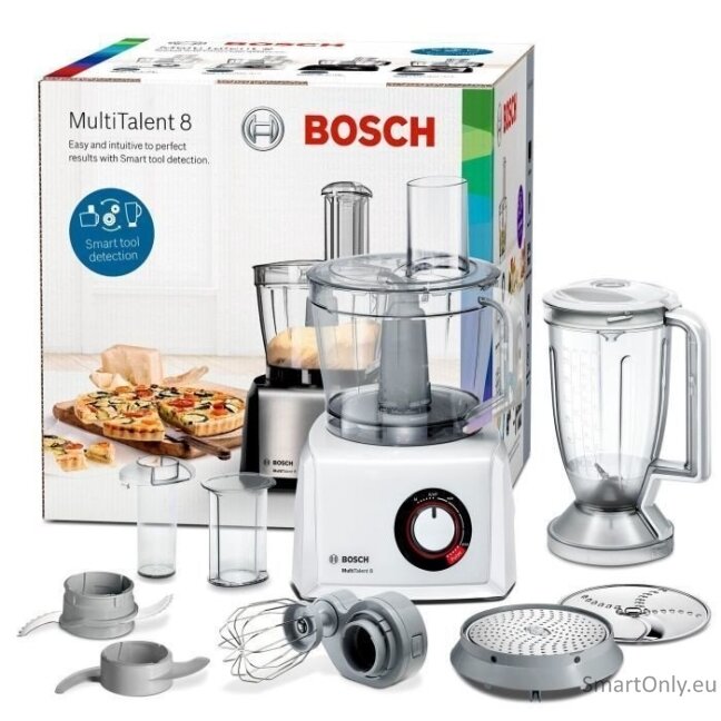 Bosch Food Processor MultiTalent 8 MC812W501 1000 W Number of speeds 2 Bowl capacity 3.9 L Blender White 3