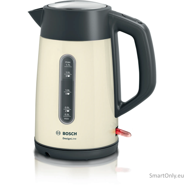 Bosch Kettle TWK4P437 Electric 2400 W 1.7 L Stainless steel Beige Bosch Kettle TWK4P437 Electric 2400 W 1.7 L Stainless steel Beige