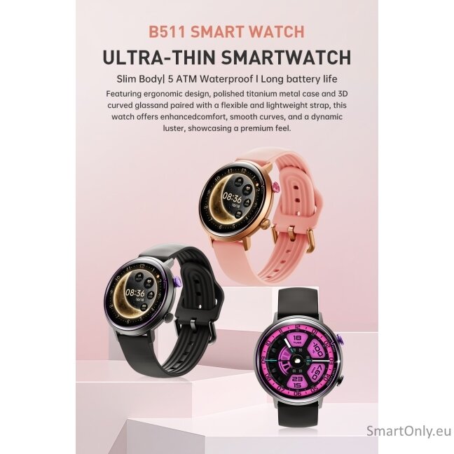 BOZLUN B511 AMOLED Smart Watch Black 4 BOZLUN B511 AMOLED Smart Watch Black 4