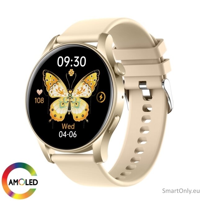 BOZLUN B55S AMOLED Smart Watch Gold